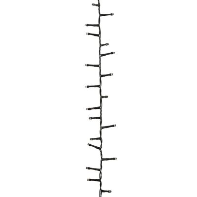 vidaXL Kompakt ljusslinga med 2000 LED kompakt varmvit 45 m PVC