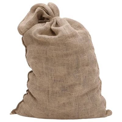 vidaXL Jutesäckar 10 st 60x105 cm 100% jute 220 gsm