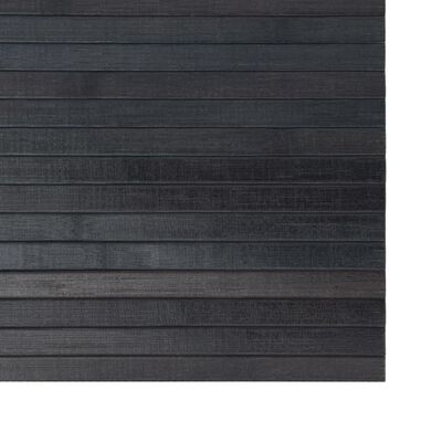 vidaXL Matta rektangulär grå 100x300 cm bambu