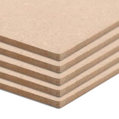 vidaXL MDF-skivor 20 st kvadrat 60x60 cm 2,5 mm