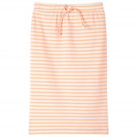 Rak kjol med ränder för barn fluorescerande orange 92