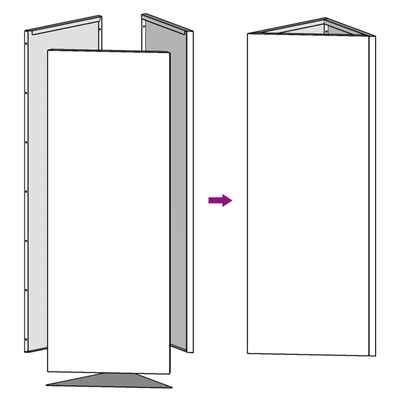 vidaXL Odlingslåda antracit triangulär 30x26x75 cm stål