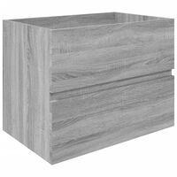 vidaXL Handfatsskåp grå sonoma 60x38,5x45 cm konstruerat trä