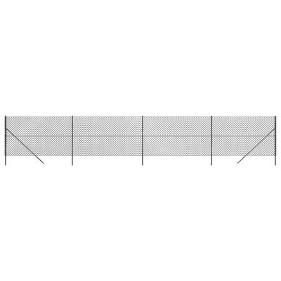 vidaXL Gunnebostängsel antracit 2x10 m