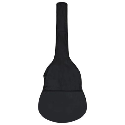 vidaXL Gitarrfodral för 1/2 klassisk gitarr svart 94x35 cm tyg