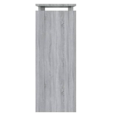 vidaXL Avlastningsbord grå sonoma 80x30x80 cm konstruerat trä