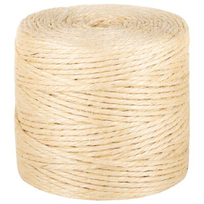 vidaXL Rep 100% sisal 4 mm 250 m