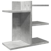 vidaXL Skrivbordshyllor betonggrå 42x21,5x42 cm konstruerat trä