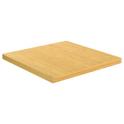 vidaXL Bordsskiva 70x70x4 cm bambu