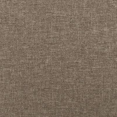 vidaXL Pocketresårmadrass taupe 90x190x20 cm tyg