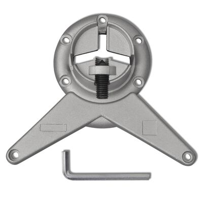 vidaXL Höjdjusterbara bordsben 4 st krom 710 mm