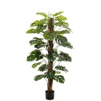 Emerald Konstväxt Monstera på pelare 150 cm