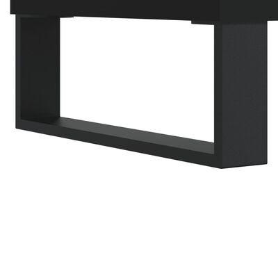 vidaXL Tv-bänk svart 102x36x50 cm konstruerat trä