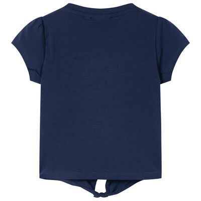 T-shirt för barn marinblå 92
