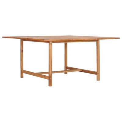 vidaXL Trädgårdsbord 150x150x76 cm massiv teak