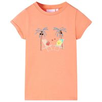 T-shirt för barn persika 92
