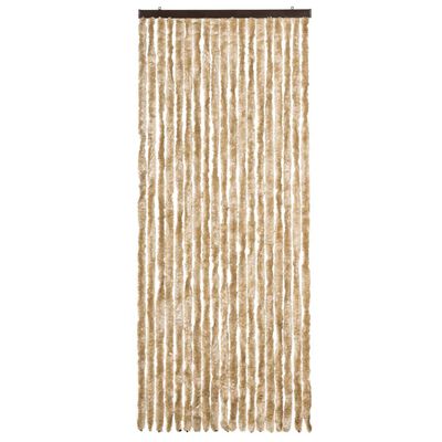 vidaXL Insektsdraperi beige 56x185 cm chenille