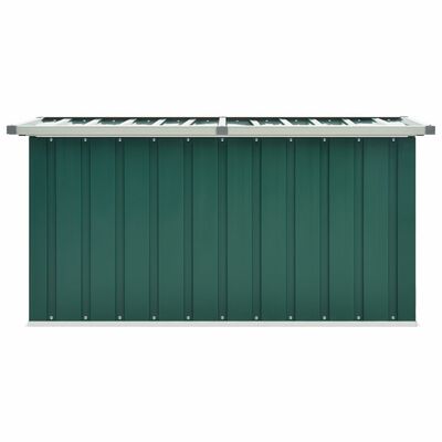 vidaXL Dynbox grön 129x67x65 cm