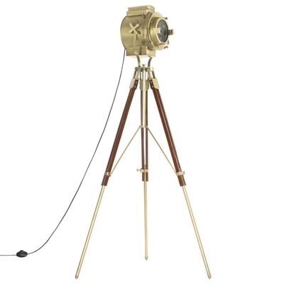 vidaXL Golvlampa massivt mangoträ 193 cm