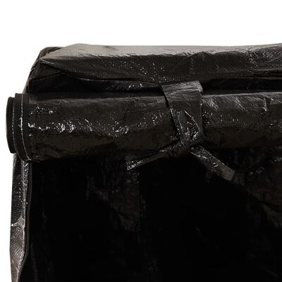 vidaXL Överdrag för hammock 8 öljetter 125x90x135/165 cm polyeten