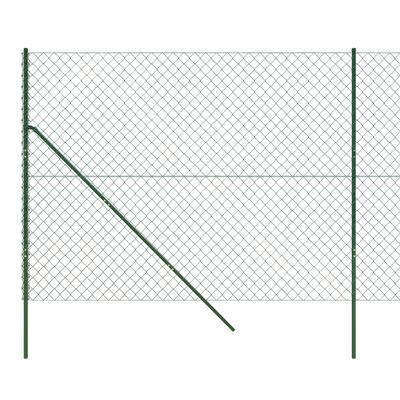 vidaXL Gunnebostängsel grön 2x10 m