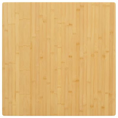 vidaXL Bordsskiva 70x70x4 cm bambu