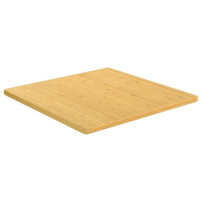 vidaXL Bordsskiva 90x90x2,5 cm bambu