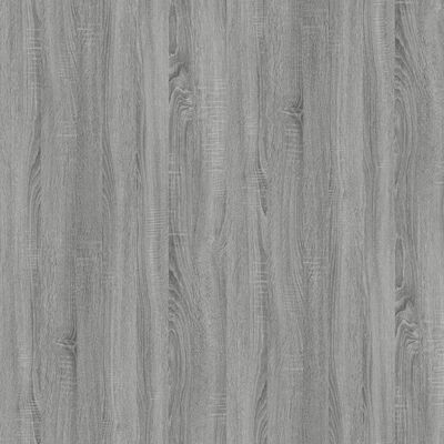 vidaXL Soffbord grå sonoma 80x45x45 cm konstruerat trä och järn