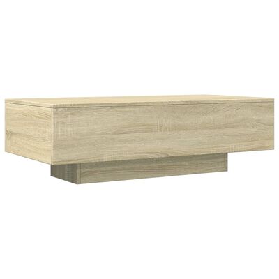 vidaXL Soffbord sonoma ek 100x49,5x31 cm konstruerat trä