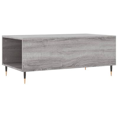 vidaXL Soffbord grå sonoma 90x50x36,5 cm konstruerat trä