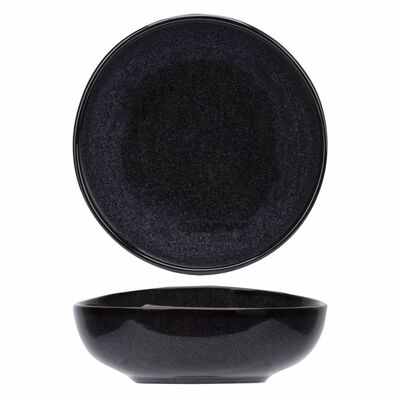 Cosy & Trendy Professionals Skål Black Granite 4 st Ø21 cm svart