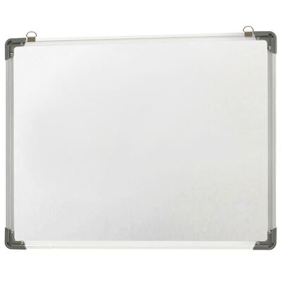vidaXL Magnetisk whiteboard vit 90x60 cm stål
