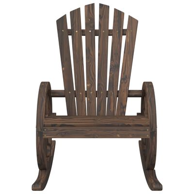 vidaXL Gungstol adirondack massivt granträ