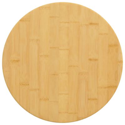 vidaXL Bordsskiva Ø40x2,5 cm bambu