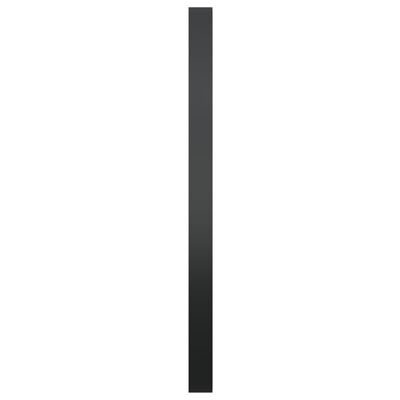 vidaXL Väggspegel svart 50 cm