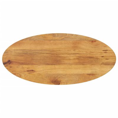 vidaXL Bordsskiva 80x40x2,5 cm oval massivt mangoträ