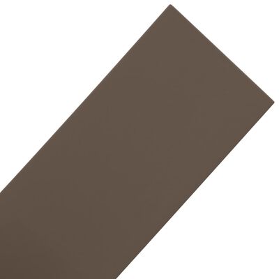 vidaXL Rabattkant brun 4 st 10 m 15 cm polyeten