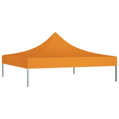 vidaXL Tak till partytält 3x3 m orange 270 g/m²