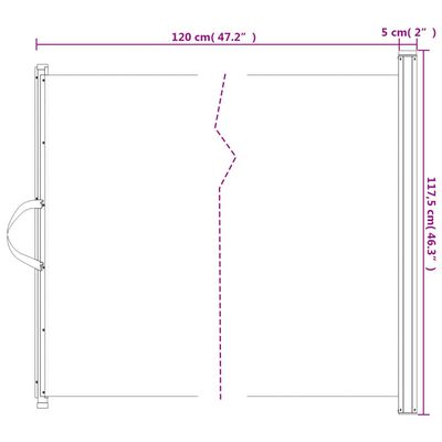 vidaXL Infällbar husdjursgrind vit 117,5x125 cm