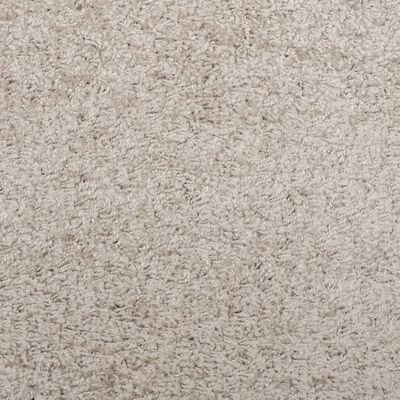 vidaXL Ryamatta PAMPLONA lång lugg modern beige 240x240 cm