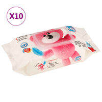 vidaXL Babyservetter 10 paket 720 våtservetter