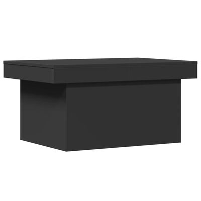 vidaXL Soffbord svart 80x55x40 cm konstruerat trä