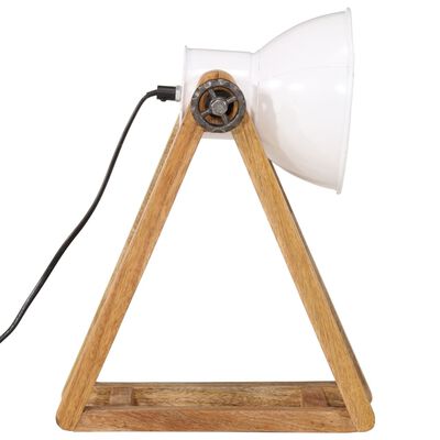 vidaXL Skrivbordslampa 25 W vit 30x17x40 cm E27