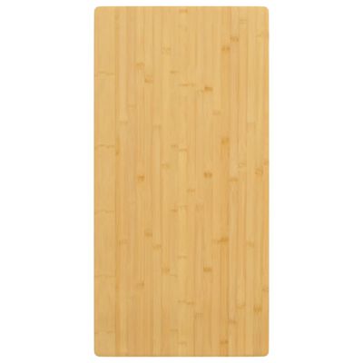 vidaXL Bordsskiva 50x100x4 cm bambu