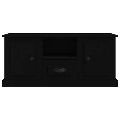 vidaXL TV-skåp svart 100x35,5x45 cm konstruerat trä