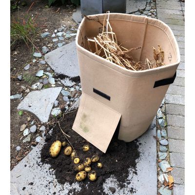 Nature Potatissäck för odling 37 L beige