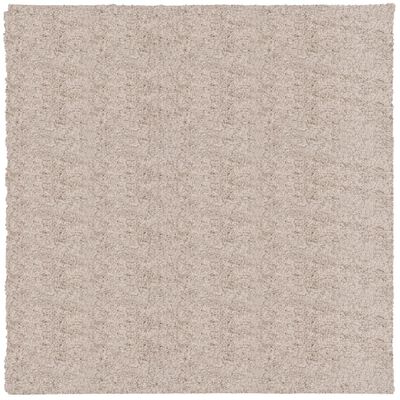 vidaXL Ryamatta PAMPLONA lång lugg modern beige 240x240 cm