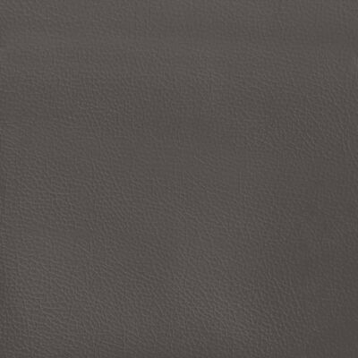 vidaXL Pocketresårmadrass grå 120x200x20 cm konstläder