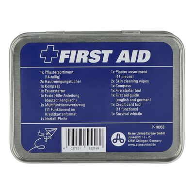 FIRST AID ONLY Nödpaket 22 delar To Go metalllåda