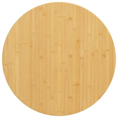 vidaXL Bordsskiva Ø70x2,5 cm bambu